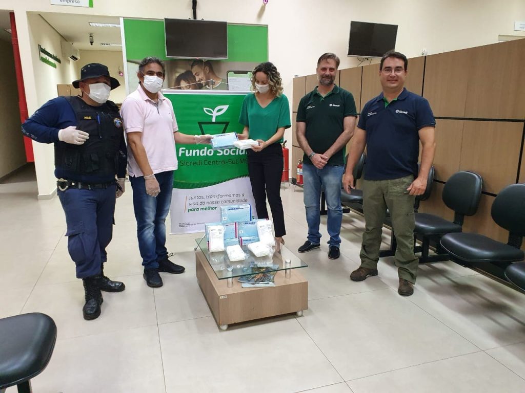 Sicredi Centro-Sul MS entrega doação a Secretaria de Segurança Pública de Ponta Porã