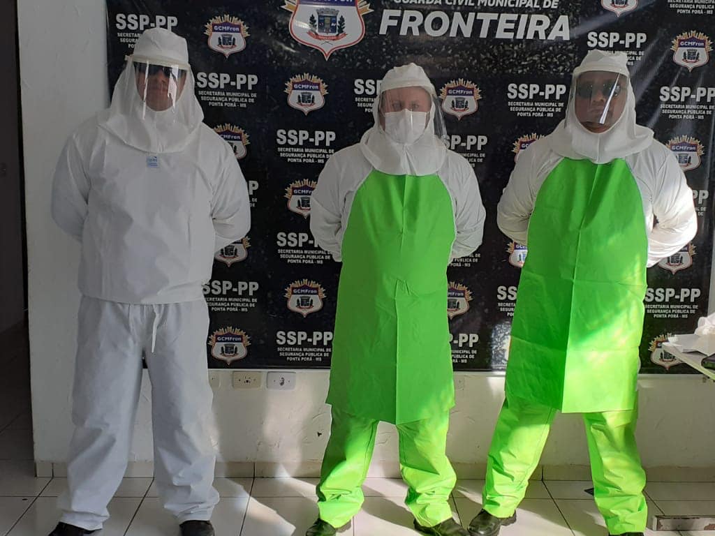 GCMFron monitora familiares de mulher com coronavírus em Ponta Porã