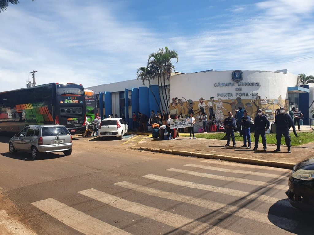 Estudantes tocantinenses no Paraguai foram repatriados neste sábado, 18 3