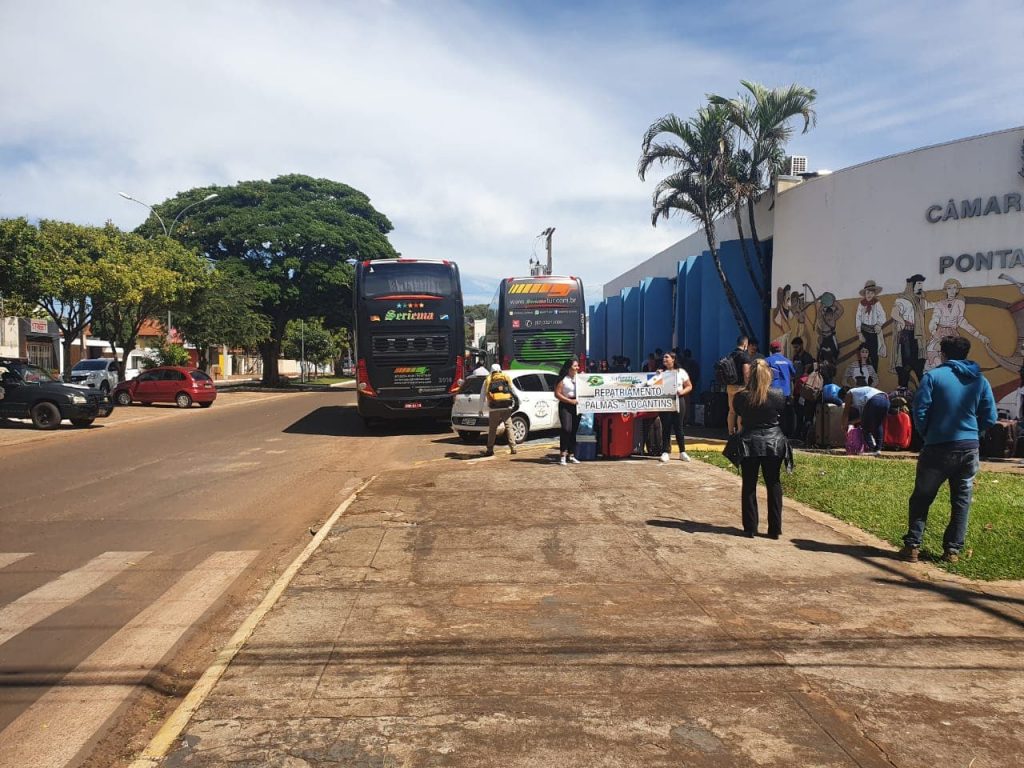 Estudantes tocantinenses no Paraguai foram repatriados neste sábado, 18 4