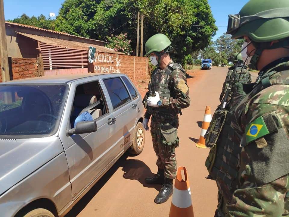 Exército realiza operação Covid-19 em Ponta Porã