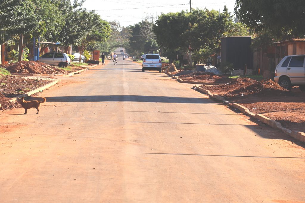 Prefeitura conclui 1ª etapa de asfalto no bairro São Rafael