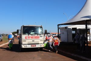 Mais de dez mil veículos passaram pela barreira sanitária em Ponta Porã 2
