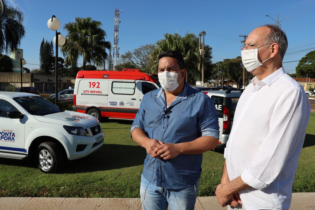 Novos veículos renovam frota da saúde em Ponta Porã