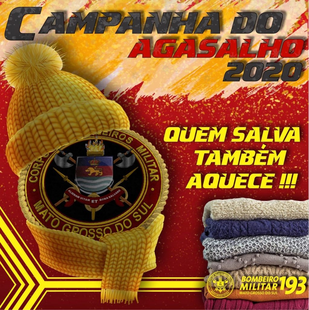 Campanha do agasalho quem salva também aquece
