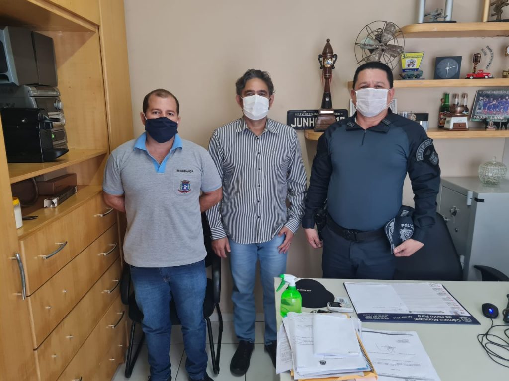 Comandante do 4º BPM se reúne com Secretário de Segurança Pública do Município