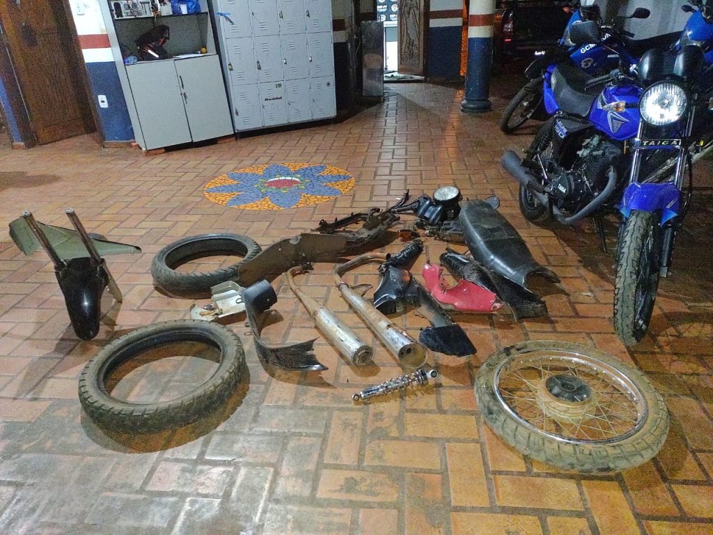 Operação integrada da GCMFRON e Polícia Militar estoura desmanche de motos roubadas e furtadas