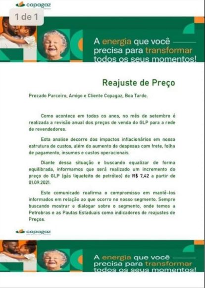 Preço do gás de cozinha deve subir de novo em setembro