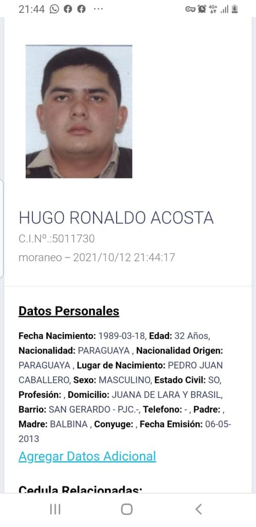 Policial paraguaio é morto na fronteira