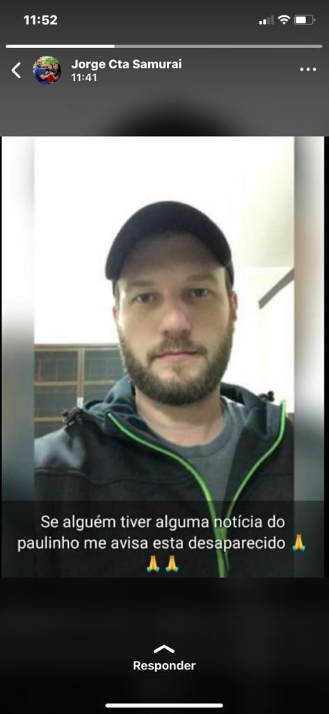 Urgente: Jovem desaparecido é encontrado morto no Rio São João no Rodoanel