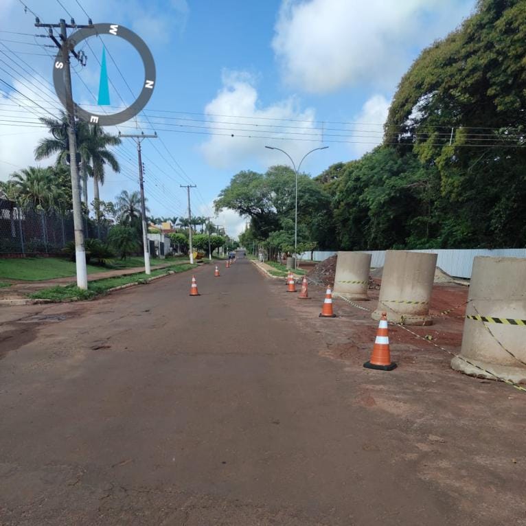 Materiais de sinalização estão sendo furtados em Ponta Porã