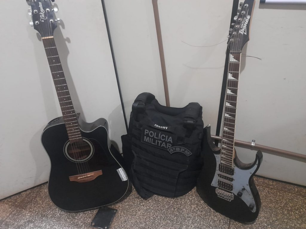 "Amarelo" velho conhecido da polícia é preso com instrumentos musicais furtados em Ponta Porã