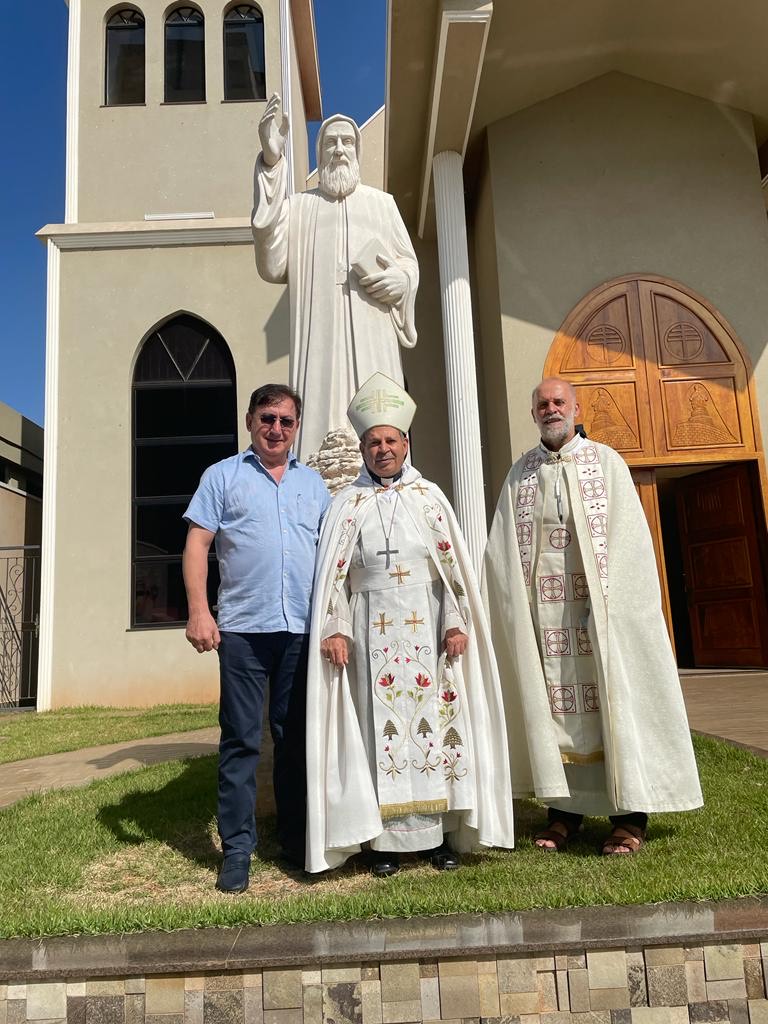 Com visita do Bispo, Paróquia  Maronita celebrou três anos de fundação em Ponta Porã