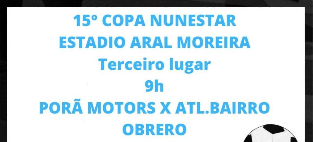 Final da Copa Nunestar é neste domingo no Estádio Aral Moreira