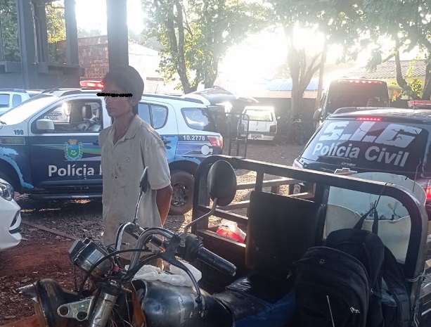 Ladrão é preso em flagrante após furtar residência na grande Vila Áurea