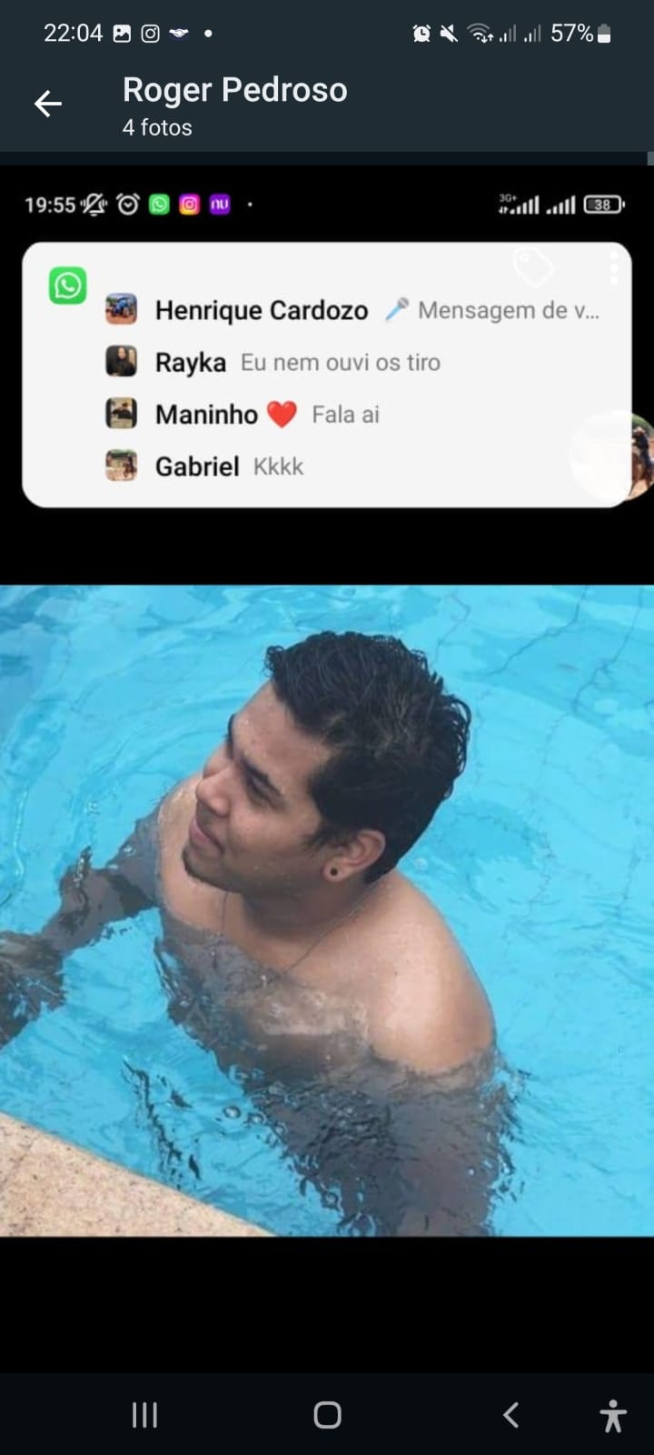 Homem descarrega pistola e fere três pessoas em Antônio João