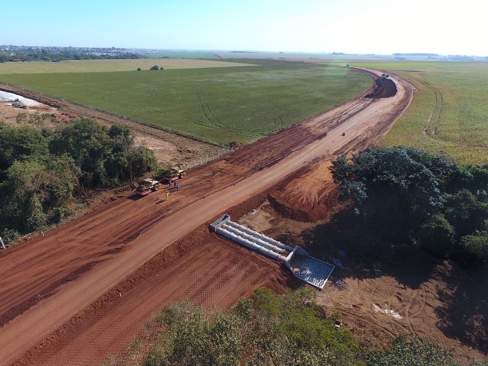 Obras de construção do Contorno Viário Sul estão acontecendo em Ponta Porã Obras de construção do Contorno Viário Sul estão acontecendo em Ponta Porã