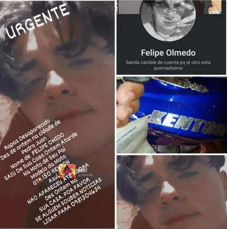 Jovem desaparecido é encontrado morto no Paraguai