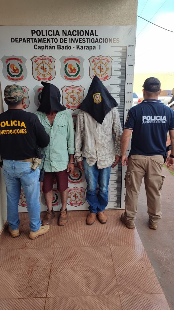 Polícia Paraguaia captura suspeitos de sequestro em Capitán Bado Polícia Paraguaia captura suspeitos de sequestro em Capitán Bado 1
