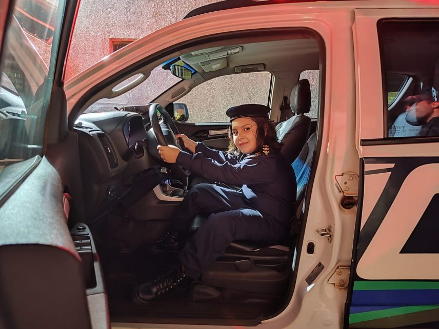 Policias Militares marcam presença em festa de aniversário de menina de 6 anos 1