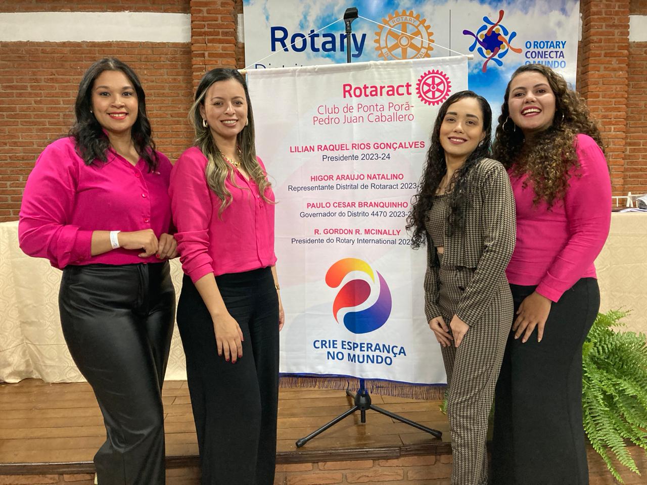 Conselho Diretor 23/24 do Rotary PP/PJC, Guarany e Casa da Amizade foram empossados 2