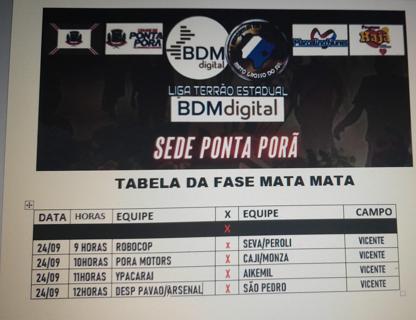 Liga Terrão: fim de semana terá partidas decisivas pela fase mata-mata em Ponta Porã 8