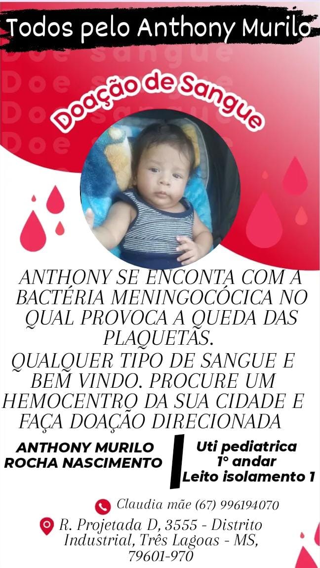 Nota de Falecimento: Anthony Murilo