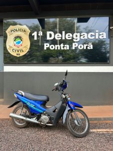 Polícia Civil recupera motocicleta furtada e resgate de animais maltratados em Ponta Porã