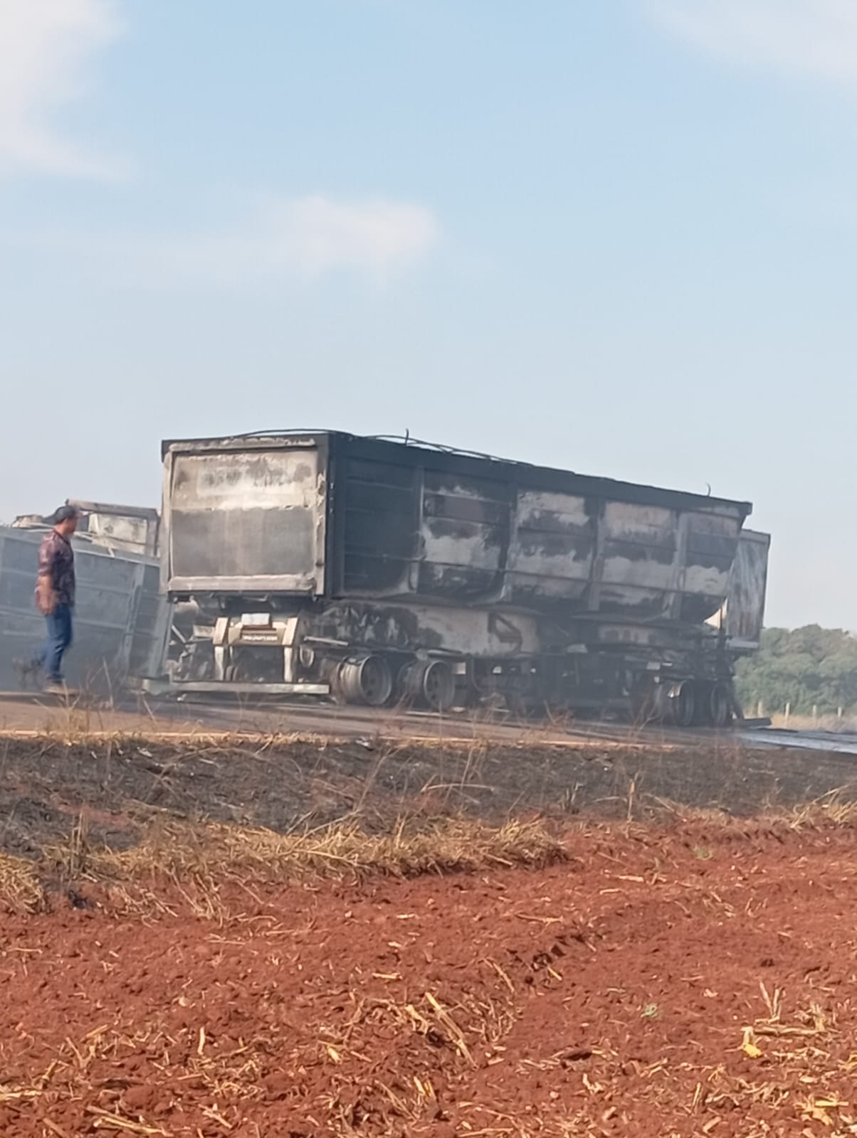 Colisão Fatal entre Carretas na Região do Copo Sujo em Ponta Porã