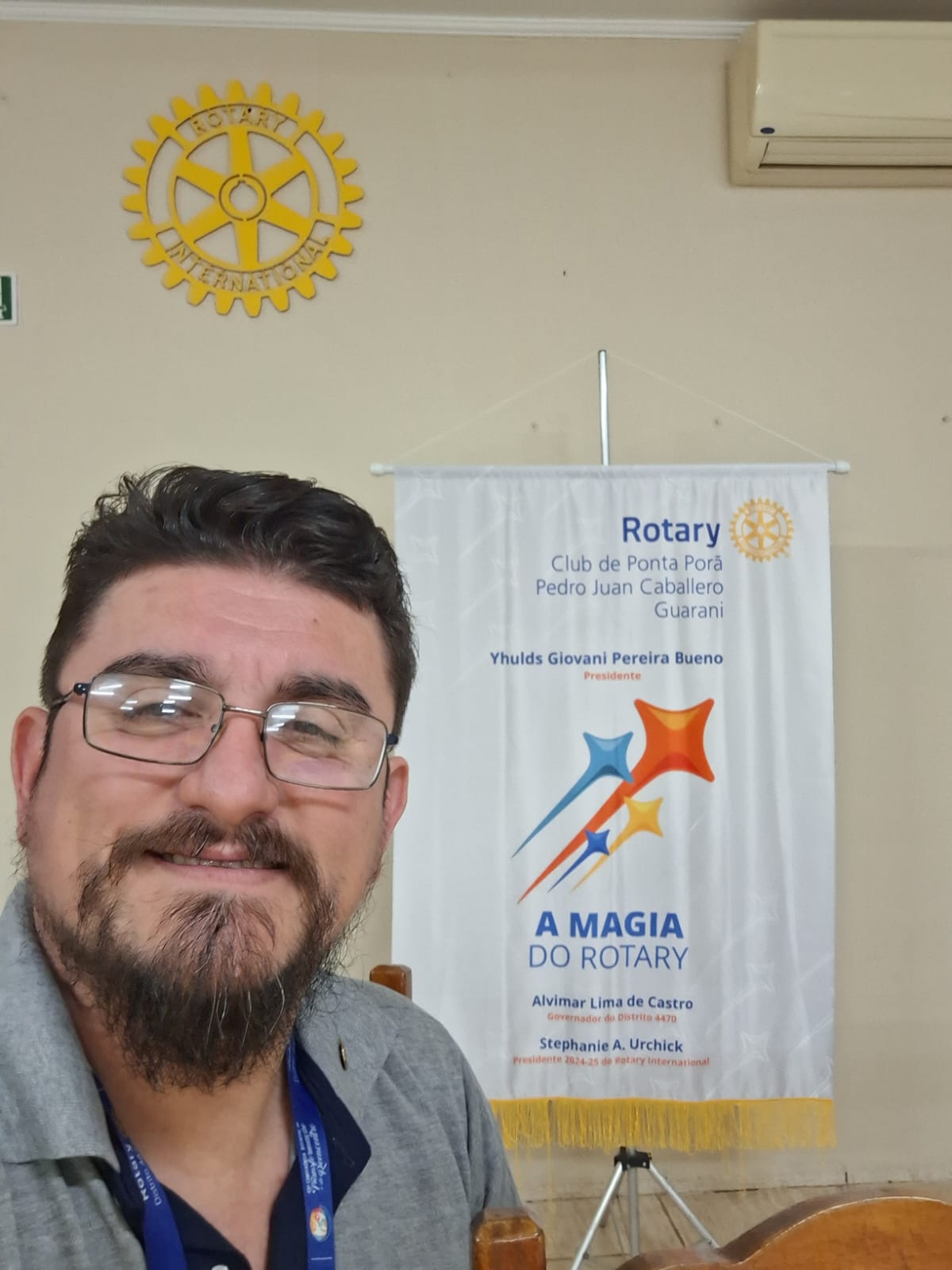 Professor Yhulds Bueno é empossado como novo membro da ABROL, perpetuando legado cultural e rotário 2