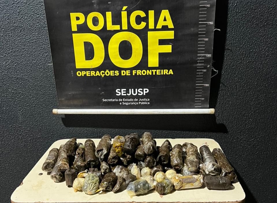 DOF apreende haxixe dentro de tábuas de carne em Ponta Porã