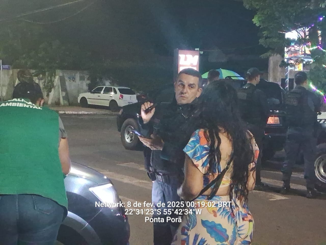 Polícia Militar e Secretaria do Meio Ambiente realizam fiscalização de combate à poluição sonora em bares e restaurantes de Ponta Porã