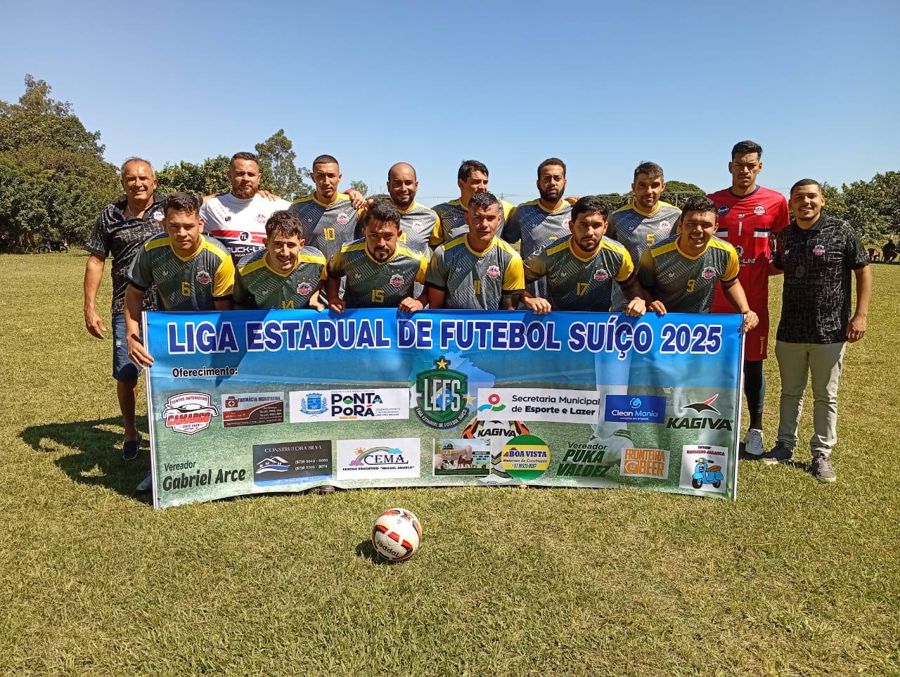 Clima de decisão: Campo do Vicentão será palco das semifinais da Liga Estadual de Futebol Suíço 2025