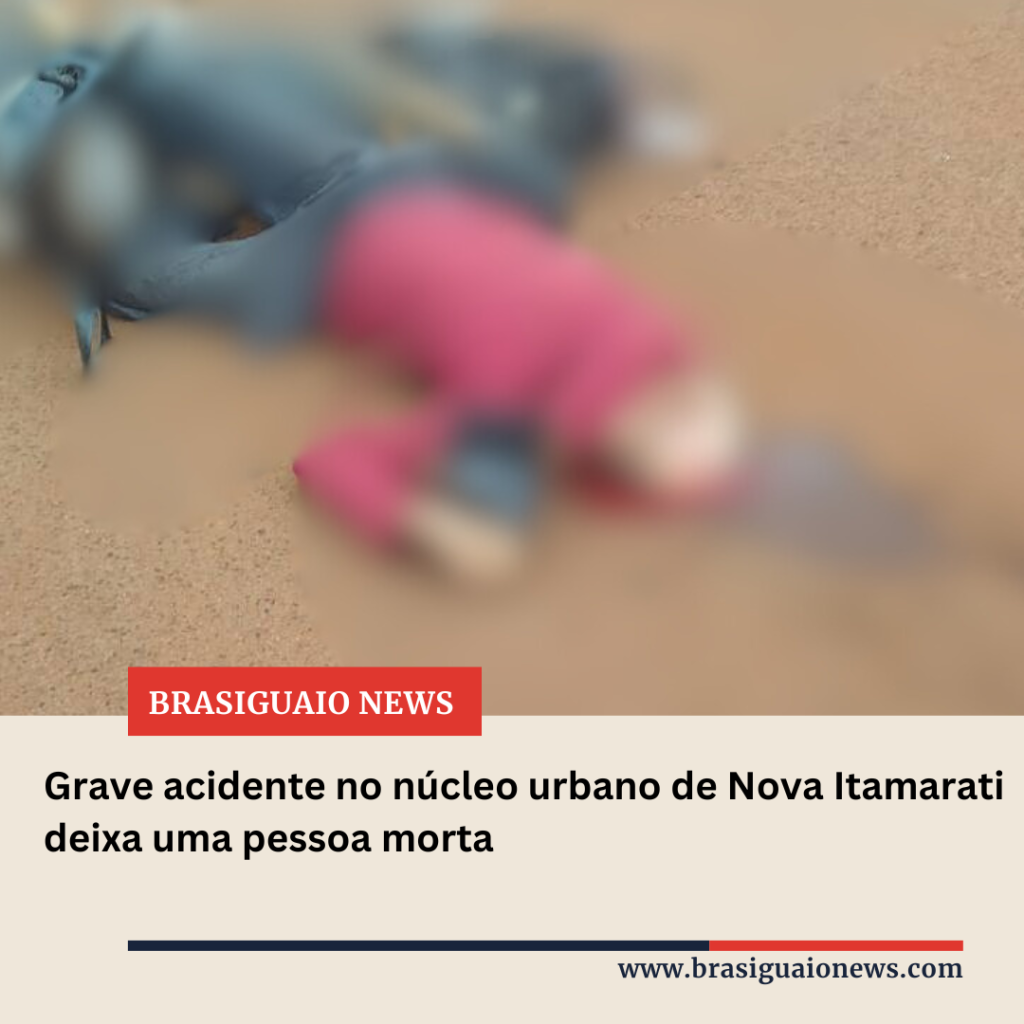 Grave acidente no núcleo urbano de Nova Itamarati deixa uma pessoa morta