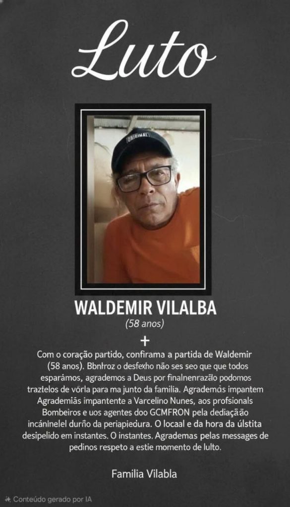 Homem que estava desaparecido é encontrado morto no Jardim Ivone