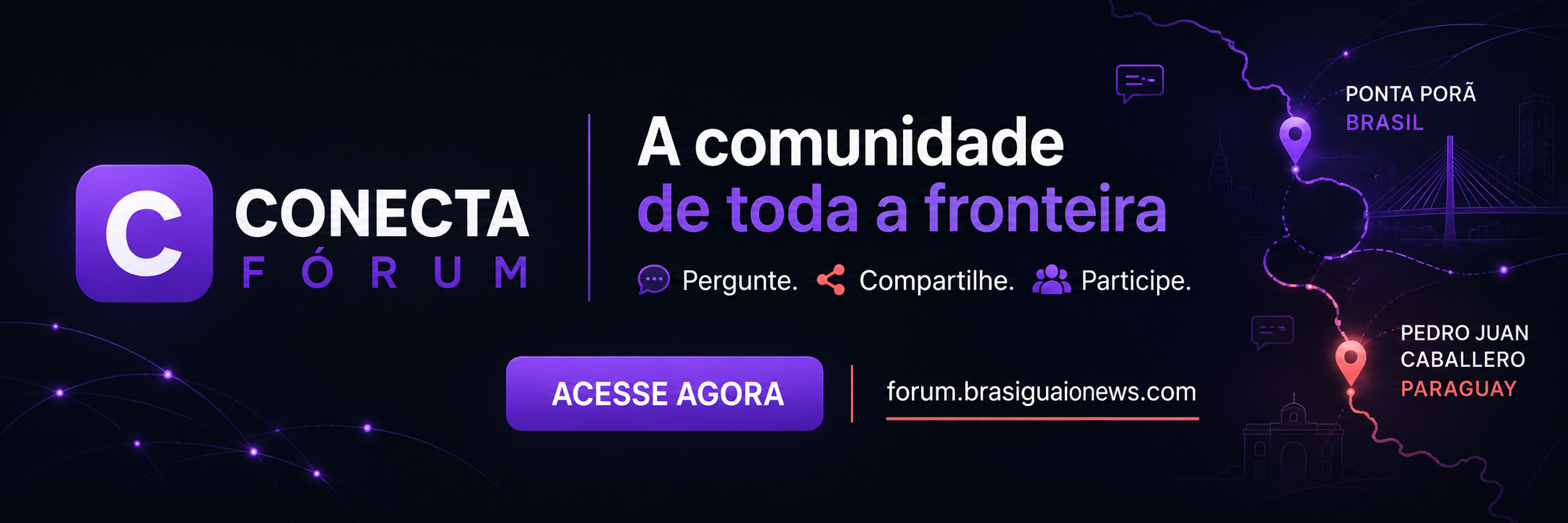 Conecta Fórum — A comunidade de toda a fronteira