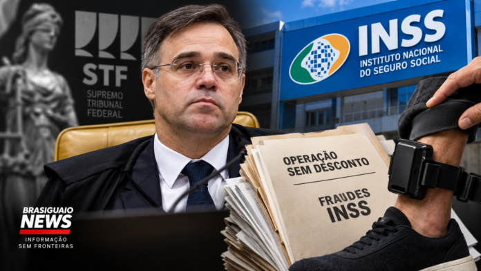 André Mendonça durante decisão sobre prisões e tornozeleiras nas fraudes do INSS
