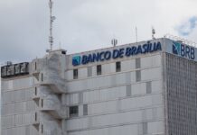 Sede do Banco de Brasília (BRB), em Brasília