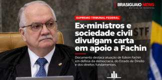 Ex-ministros e representantes da sociedade civil divulgam carta em apoio a Edson Fachin no STF