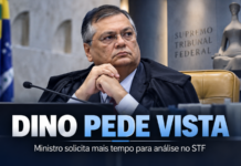 Ministro Flávio Dino pede vista durante julgamento no Supremo Tribunal Federal