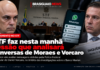 Imagem ilustrativa sobre sessão do STF que analisa conversas envolvendo Alexandre de Moraes e Daniel Vorcaro