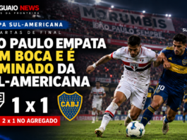 São Paulo empata com Boca Juniors e é eliminado da Copa Sul-Americana