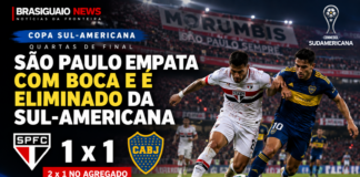 São Paulo empata com Boca Juniors e é eliminado da Copa Sul-Americana