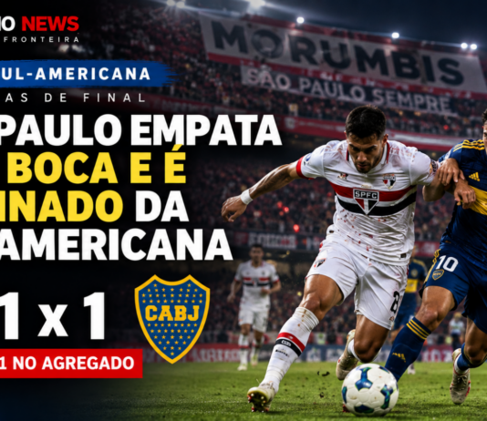 São Paulo empata com Boca Juniors e é eliminado da Copa Sul-Americana