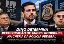 Dino reverte decisão de Mendonça e reconduz Andrei Rodrigues à chefia da PF