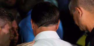 Flávio Bolsonaro, candidato à Presidência pelo PL nas eleições de 2026.