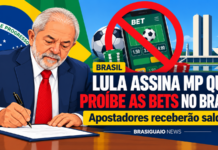 Lula assina Medida Provisória que proíbe as bets no Brasil. Apostadores receberão saldo
