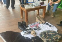 Imagem relacionada à operação policial na Colônia 204, em Zanja Pytã, no Paraguai.