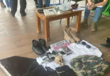 Imagem relacionada à operação policial na Colônia 204, em Zanja Pytã, no Paraguai.