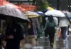 Imagem de capa da notícia sobre previsão de chuvas fortes no Centro-Oeste e Sudeste.